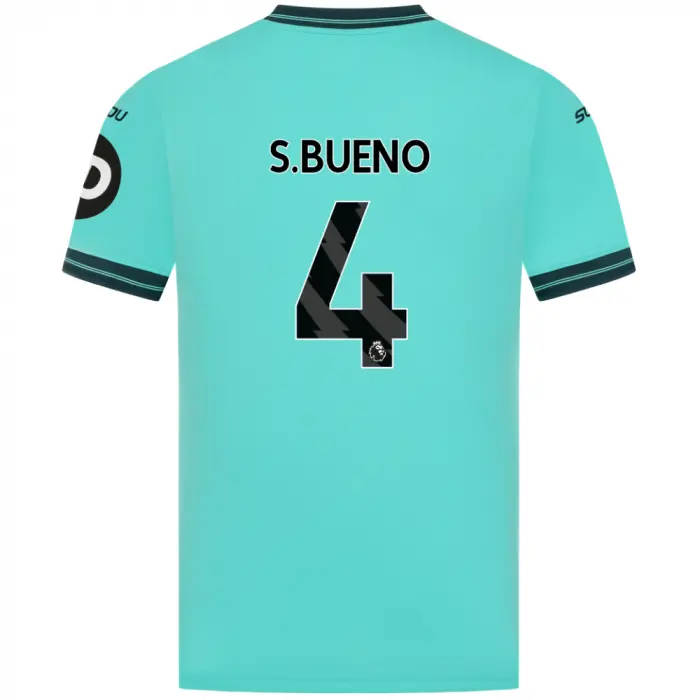 Wolverhampton Wanderers Store | Shop Official 2025-26 Wolves Pro Away Shirt – Adult S.BUENO 4 Wolves Gear